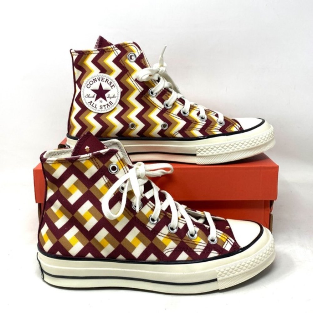Converse Chuck 70 High Sneakers Skate For Women Shoes Multicolor Canvas A04304C - Picture 11 of 11